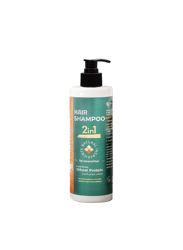 Hareer Shampoo & Conditioner for covered Hair 2in1 - 400ml - Image 1
