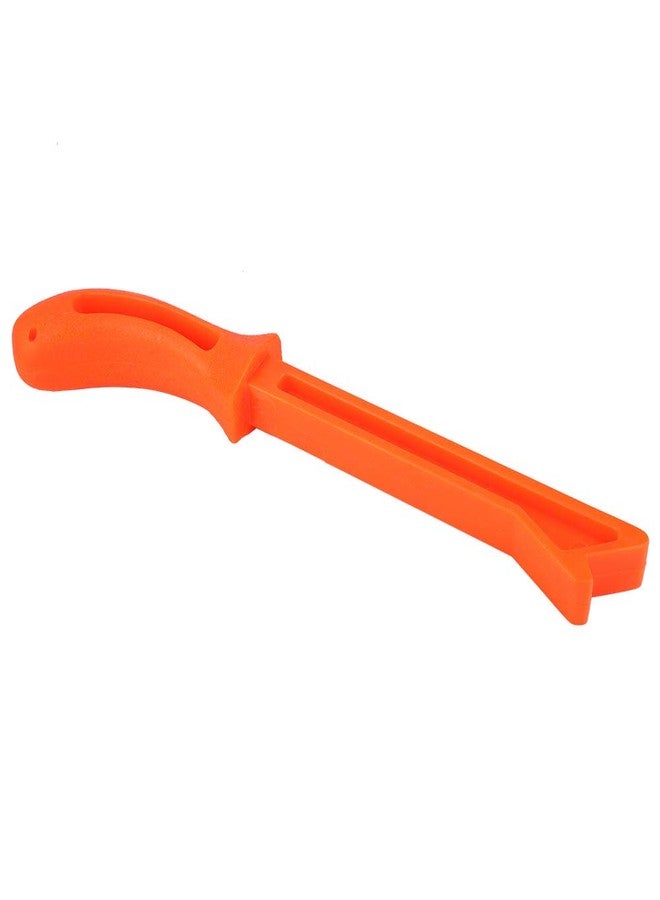 Hyuduo 4Pcs Safety Push Block Stick Set, Woodworking Protective Hand Saw Plastic Push Sticks Tool Set for Carpentry Woodworker Household Outdoor (Orange) - Image 3
