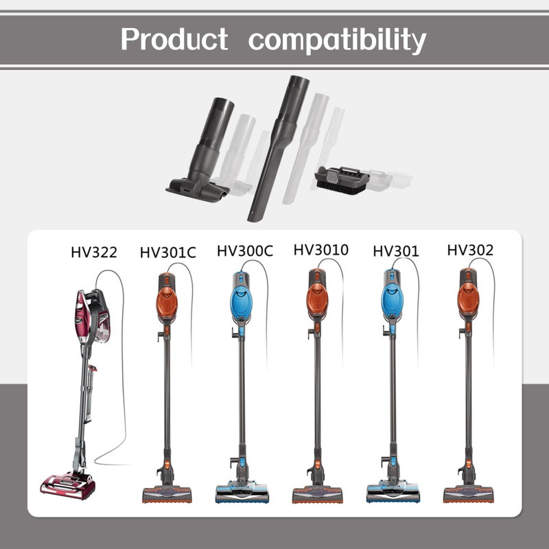 Sionlan Vacuum Replacement Parts Compatible With Shark Rocket HV300 HV301 HV320 HV322 Series, Rotator NV751 NV752 NV600 NV650 NV680 NV681 Vacuum Accessories two-in-one Removable tool Brush and Slot Brush tool - Image 2
