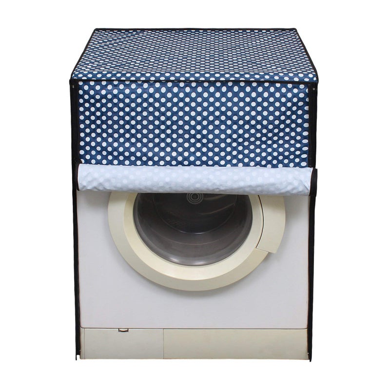 Lithara Front Load Washing Machine Cover Waterproof Dustproof For 7 Kg, 7.2 Kg, 7.5 Kg, 8 Kg | Size : (61 x 86 x 61, Design47) - Image 4