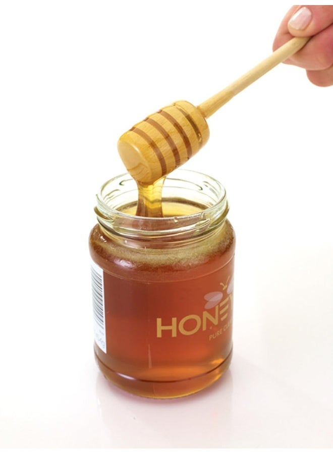 KitchenCraft Wooden Honey Dipper, Beige, 2.00 X 6.03 Cms, Kcdip  - Image 2