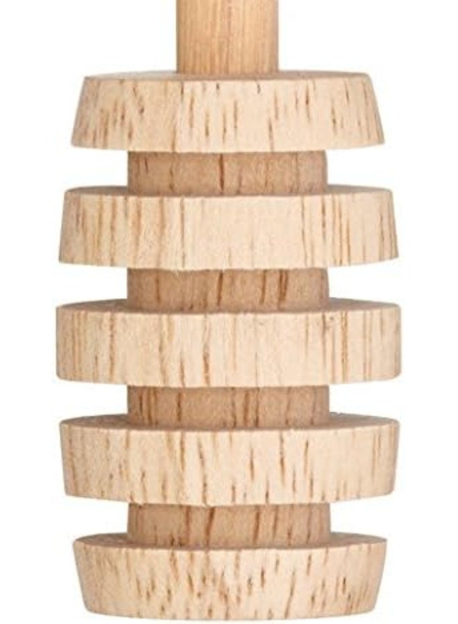 KitchenCraft Wooden Honey Dipper, Beige, 2.00 X 6.03 Cms, Kcdip  - Image 4