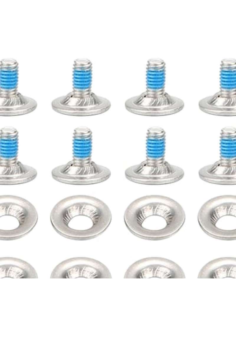Snowboard Fixing Gasket 8-Pack Silver Non-Slip Universal Binding Gaskets - Enhanced Stability with Sleek Finish for Winter Sports - Image 4