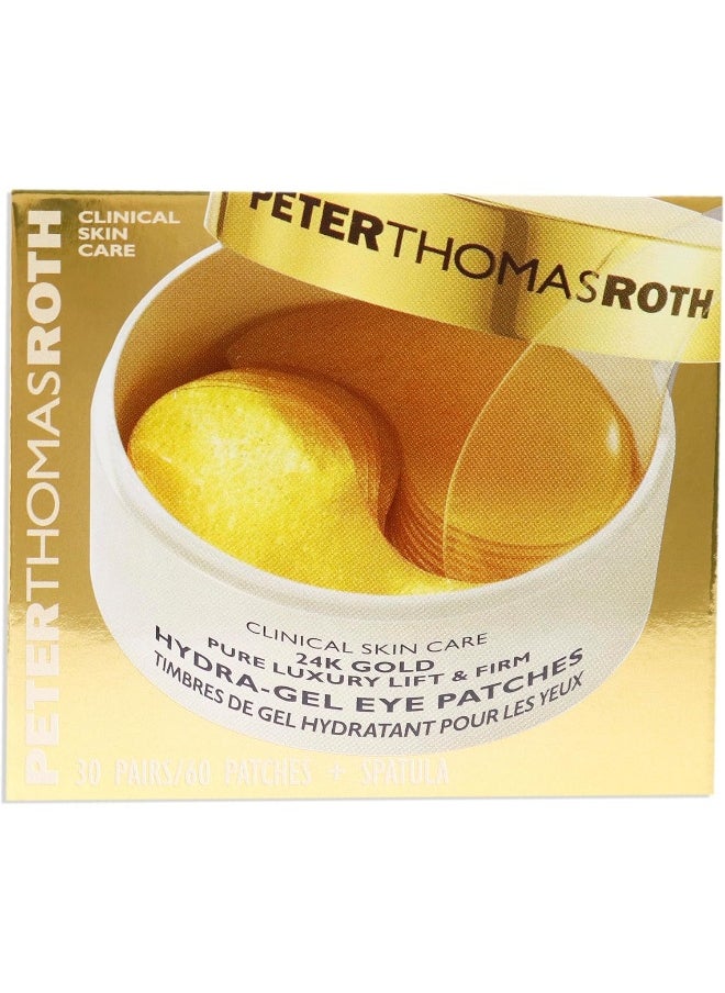 PETER THOMAS ROTH - 24K Gold Pure Luxury Lift And Firm Hydra-Gel Eye Patches (60 Patches) - Image 1