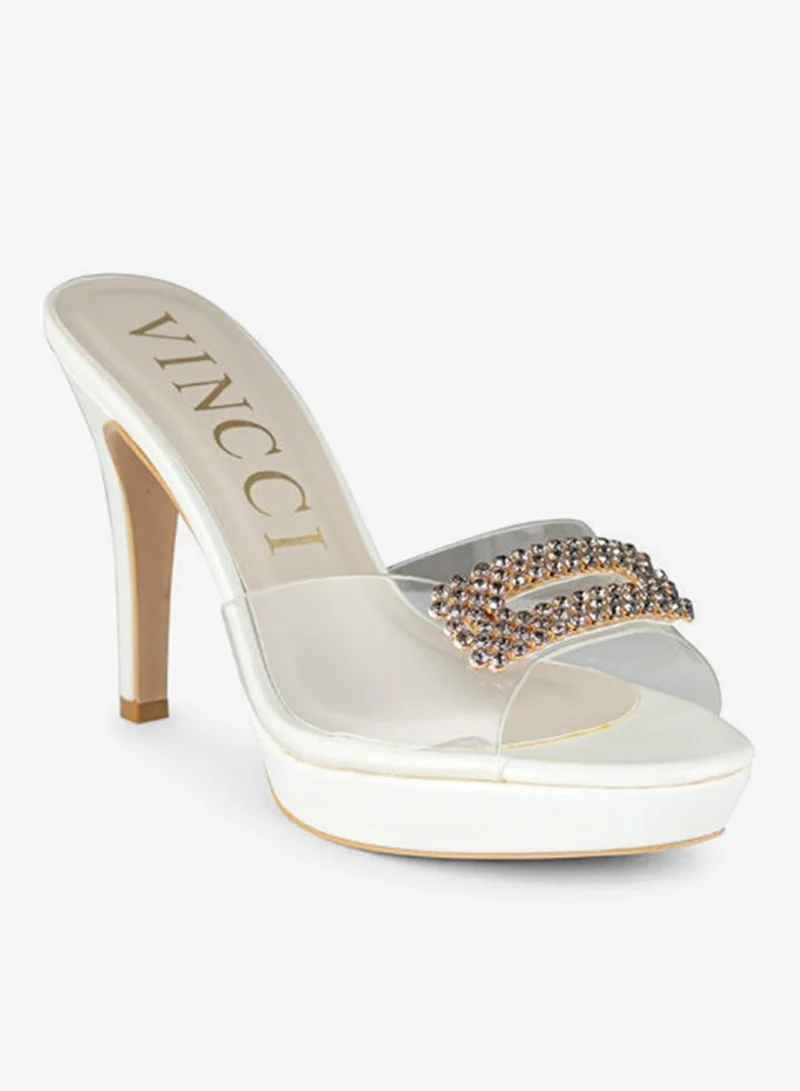 Vincci Women One Strap High Heel Sandals