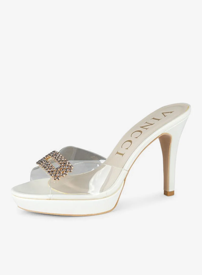 Vincci Women One Strap High Heel Sandals