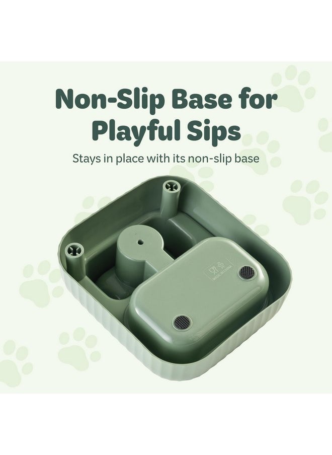 Desired Things Gravity Pet Water Dispenser, Automatic Cat & Small Dog Water Bowl Dispenser, Convenient, Portable & Handy, BPA Free Dog & Cat Water Dispenser with Water Filter - Green - pzsku/Z262AF84634EF8728DD71Z/45/_/1737032013/6e32e38a-6943-42c7-80c4-f75ac41115de