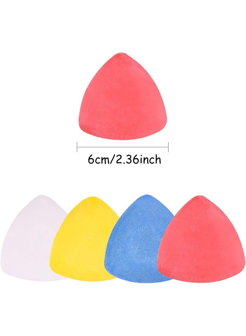 RYN 10 PCS Triangle Tailor's Chalk Fabric Marker for Sewing & Crafting, Random Colors - Image 2