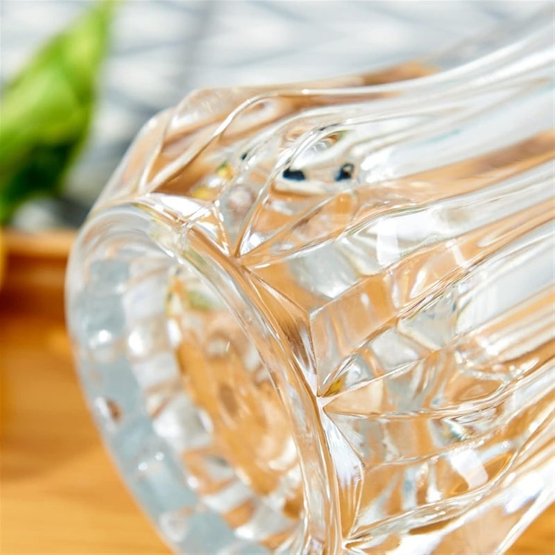 Vases Aquatic Glass Vase Decoration, Household Kitchen Living Room, Simple Modern Transparent Flower Restaurant Décor(25cm) - Image 5
