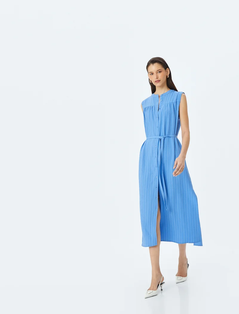 كوتون Long Shirt Dress