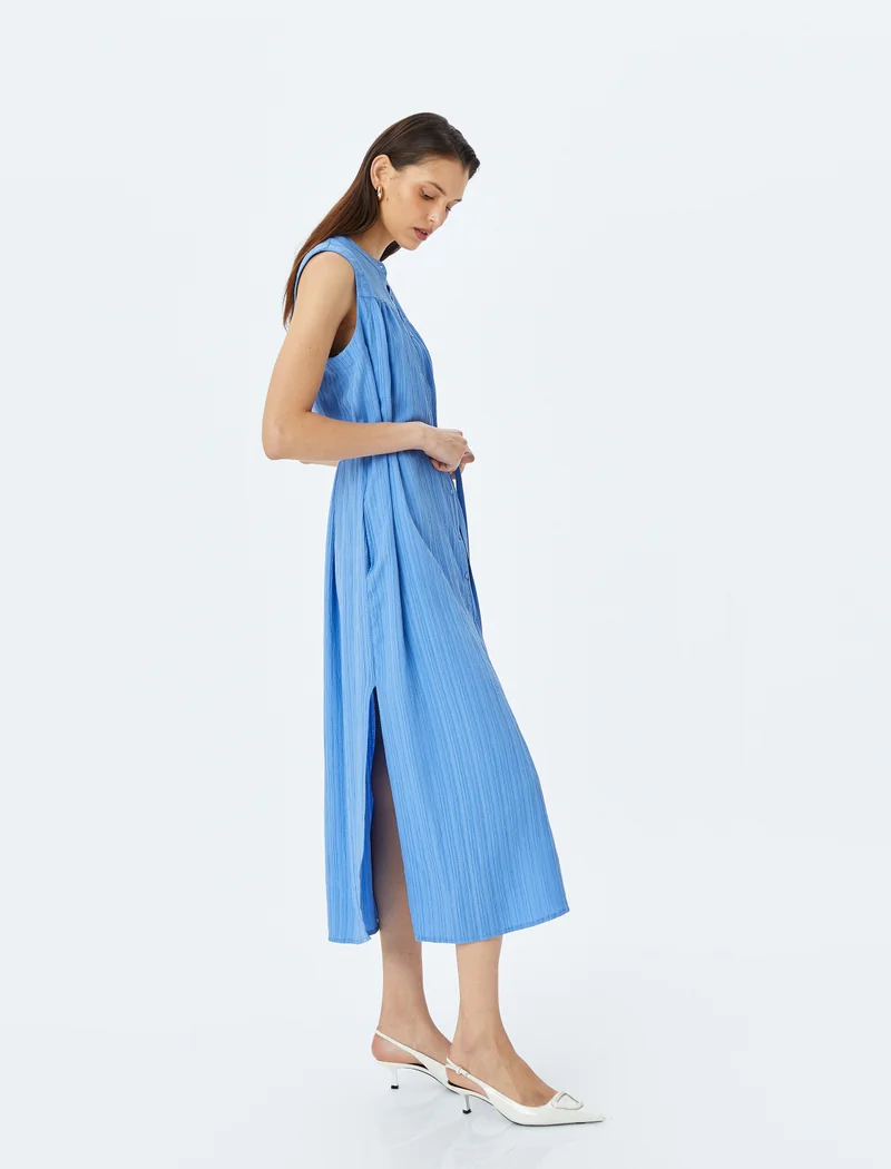كوتون Long Shirt Dress