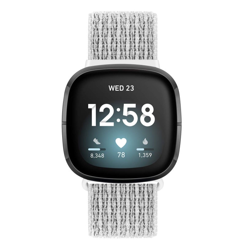 AVOD Nylon Bands Compatible with Fitbit Versa 4/Sense 2/Versa 3/Fitbit Sense, Soft Breathable Sport Adjustable Replacement Strap Women Man Wristband Accessories - Image 2