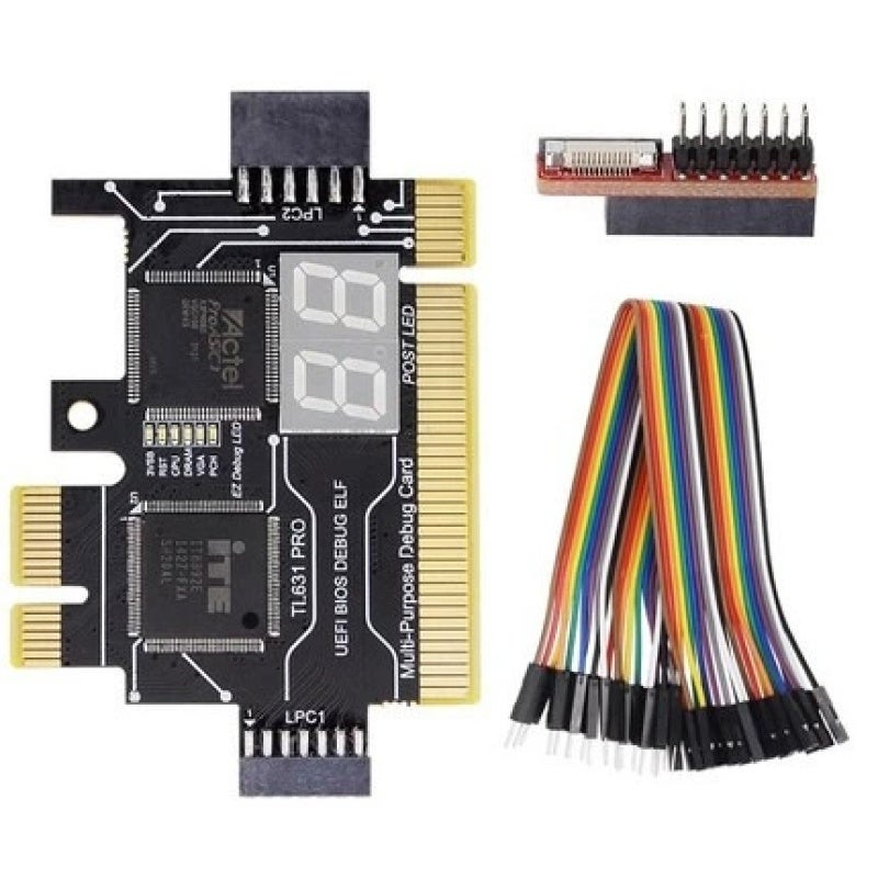 Laptop PCI Diagnose Card 128-Bit Large-Capacity Chip - Small And Exquisite Diagnose Card for Motherboard And Notebook Maintenance - Image 1