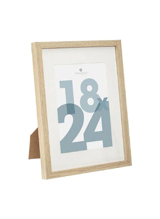 atmosphera Manu Sturdy High Quality Rectangular Decorative Photo Frame Natural 18 x 24 cm 162353C 