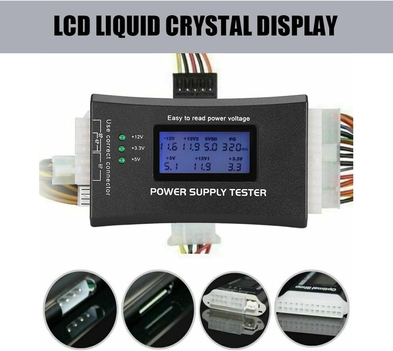 [Rare find] Computer ATX Tester, LCD Power Supply Tester, ATX Power Supply Computer Host Inspection and Maintenance Tester Tool, Computer Tester Can Detect ATX, BTX, ITX, TFX Computer Power Trendy varied sizing alternatives Cost-effective pick Rare market product Rack sorted local inventory Major city pickup option Short time available Wide range expanded design Quick assemble Ideal for various demands Cross product compatible Limited stock Ready-to-ship local stock Designed to ease your life Yearly optimized delivery route Compact design All item simple matching build Global standard quality Pop-area nearby warehouse Growing order stock support Standard fit Gulf popular simple design Slow wear optimized quality Local licensed courier Daily essential - Image 3