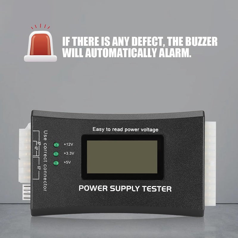 [Rare find] Computer ATX Tester, LCD Power Supply Tester, ATX Power Supply Computer Host Inspection and Maintenance Tester Tool, Computer Tester Can Detect ATX, BTX, ITX, TFX Computer Power Trendy varied sizing alternatives Cost-effective pick Rare market product Rack sorted local inventory Major city pickup option Short time available Wide range expanded design Quick assemble Ideal for various demands Cross product compatible Limited stock Ready-to-ship local stock Designed to ease your life Yearly optimized delivery route Compact design All item simple matching build Global standard quality Pop-area nearby warehouse Growing order stock support Standard fit Gulf popular simple design Slow wear optimized quality Local licensed courier Daily essential - Image 4