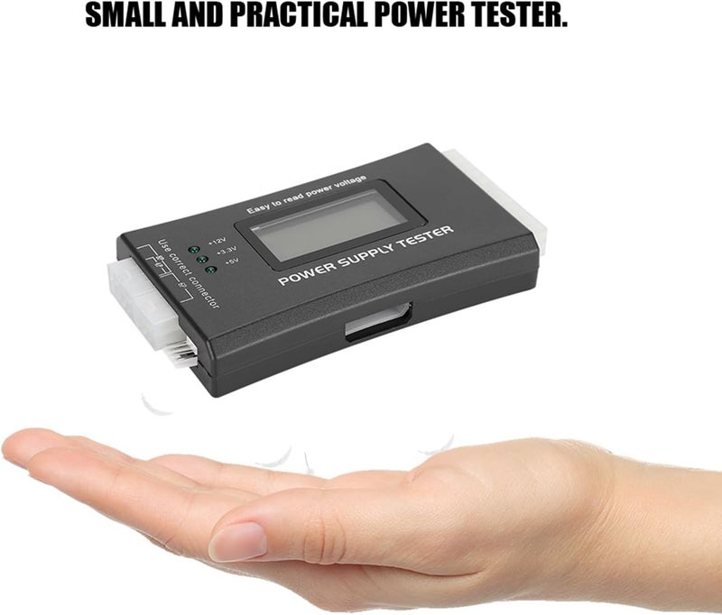 [Rare find] Computer ATX Tester, LCD Power Supply Tester, ATX Power Supply Computer Host Inspection and Maintenance Tester Tool, Computer Tester Can Detect ATX, BTX, ITX, TFX Computer Power Trendy varied sizing alternatives Cost-effective pick Rare market product Rack sorted local inventory Major city pickup option Short time available Wide range expanded design Quick assemble Ideal for various demands Cross product compatible Limited stock Ready-to-ship local stock Designed to ease your life Yearly optimized delivery route Compact design All item simple matching build Global standard quality Pop-area nearby warehouse Growing order stock support Standard fit Gulf popular simple design Slow wear optimized quality Local licensed courier Daily essential - Image 5