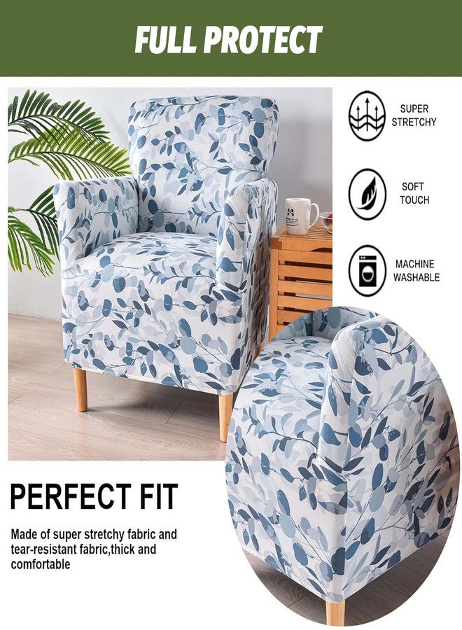 FUANGUI Banquet Armchair Slipcover Printed Chair Covers with Arms Stretch Club Chair Slipcover Soft Armchair Sofa Covers Anti-Slip Furniture Protector for Dogs Pets Home Living Room Decor, 18 - Image 4