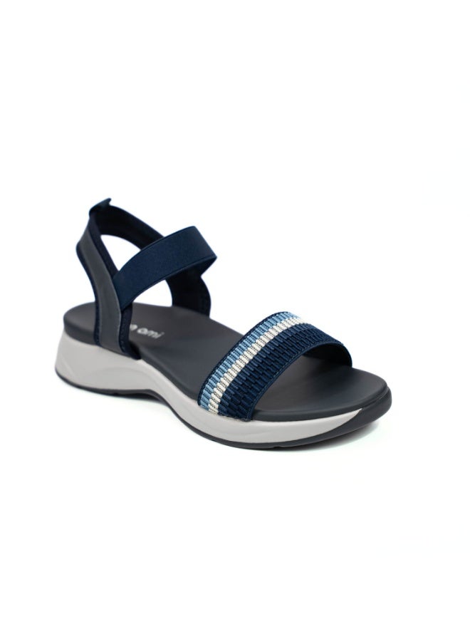 Mon Ami Women’s Comfort Platform Sandals | Lightweight Elastic Strap Walking Sandals | Cushioned Open Toe Casual Summer Footwear | Breathable Fashion Sandals for Daily Wear Travel Outdoor Use | Soft Comfort Sole Slip On Ladies Sandals - Image 1