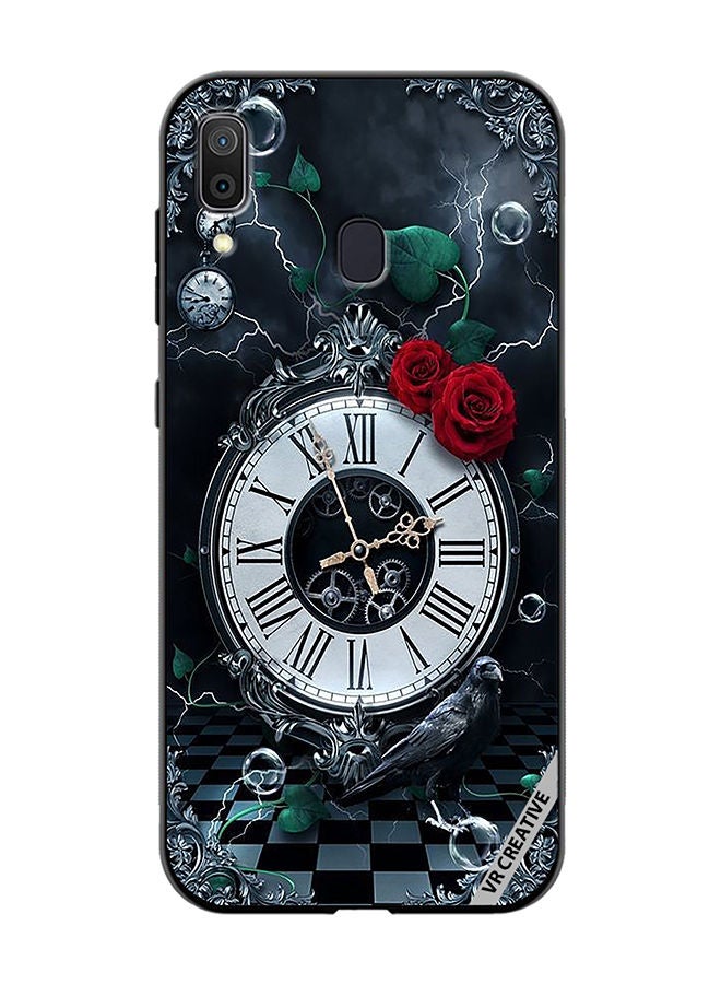 VR CREATIVE Protective Case Cover For Samsung Galaxy A30 Watch Design Multicolour - Image 1
