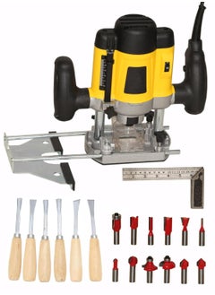 Digital Craft Digital Craft Electric Multifunction Woodworking Carving Machine Trimming Machine Slotting Machine Furniture Processing Tools Electric Router Machine kit6Pc Wood Carving Set6Try Square  - Image 1