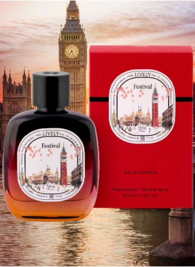 لايفلي - 9 قطع عطر فيستيفال 100 مل - Image 1