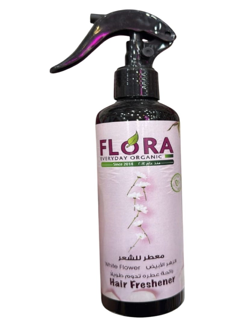 فلورا معطر شعر بالزهور البيضاء