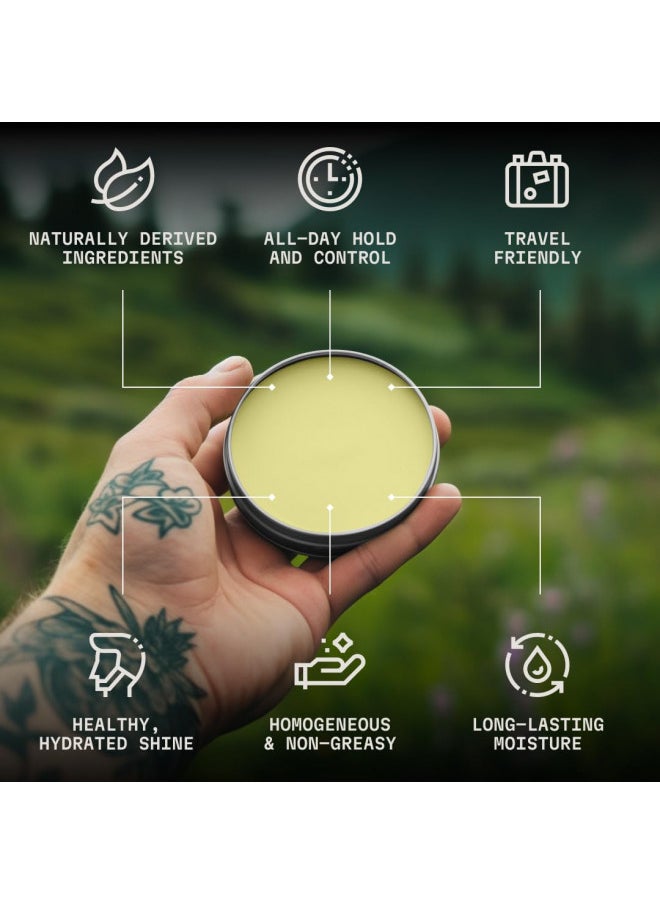 Striking Viking - Beard Balm for Men - Leave in Beard Conditioner - Beard Styling Balm Made of Natural & Organic Beard Butter, Argan & Jojoba Beard Oils - Strengthens & Softens Beards - Sandalwood, 2 Ounce (Pack of 1) - Image 1