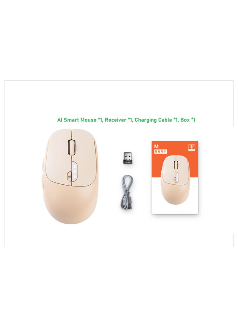Chat GPT Mouse AI Smart Mouse Wireless Writing Mouse Intelligent Voice Mouse Voice Typing and Real-Time Translation Macaron