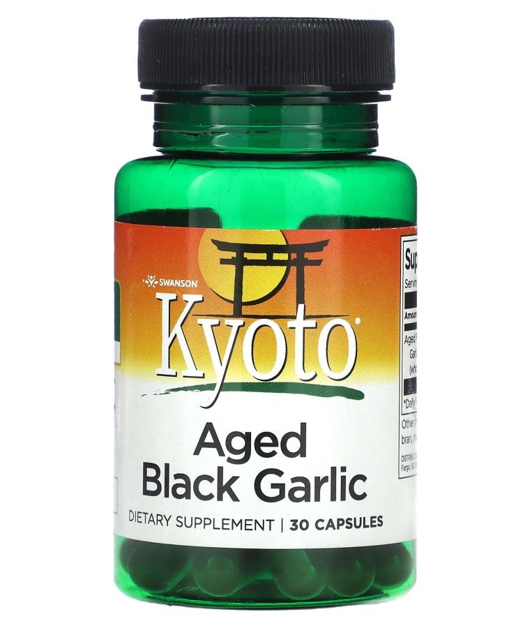 Kyoto Aged Black Garlic 30 Capsules (650 mg per Capsule)