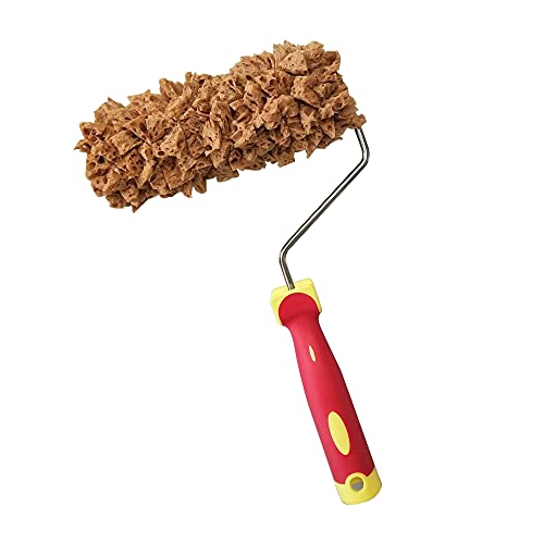 Hanroy Sponge Paint Roller Small 7" for Texture Painting Decorators Brush Tool, Fast and Easy Pattern Art Sponge Roller for Home Wall(RM478K) - Image 1