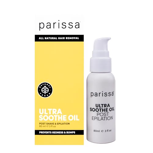 Parissa Ultra Soothe Oil, Calming Essential Oil for Inflamed Skin, Post-Shave & Epilation Treatment for Ingrown Hair & Razor Bumps - Image 1