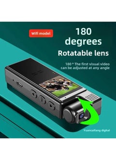 Generic Camera HD Riding Law Enforcement Electric Vehicle Recorder Sports Camera WiFi Interconnected Recording Pen DV Video Recorder-Body Color:1080p Ordinary Model-128g  - Image 2