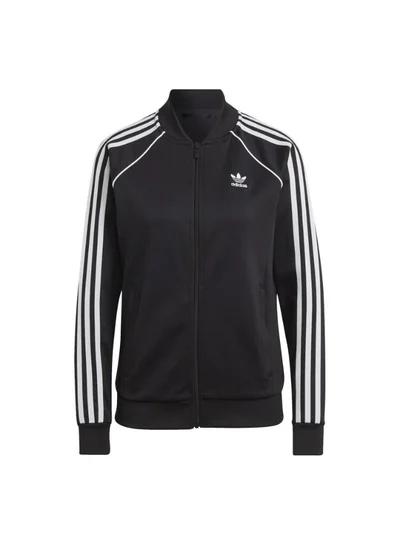 adidas بلوزة رياضية نسائية SST TT Black Originals جديدة