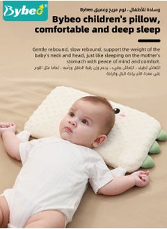 Bybeo Baby Nursing Sleeping Pillows, Toddler Pillows for Sleeping, Kids Spine Protection Pillows, Soft Infant Pillows for Sleeping, Ergonomic Design, Especially for Children Aged 0-3 Years  - Image 3