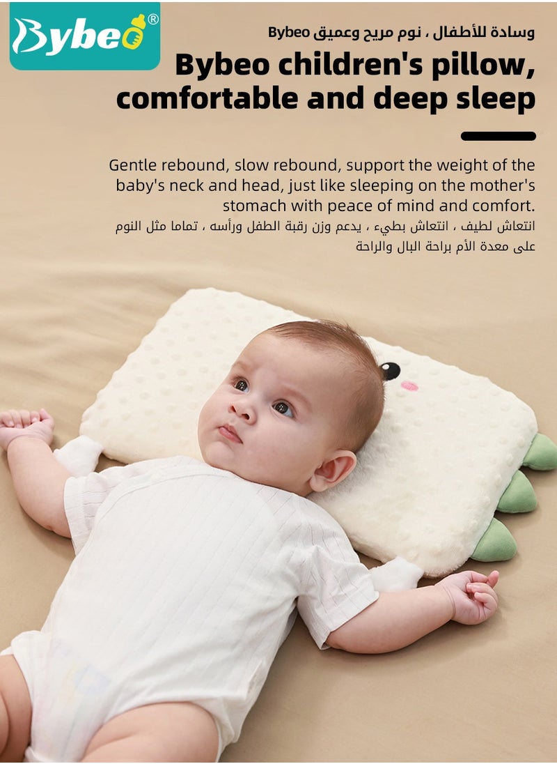 Bybeo Baby Nursing Sleeping Pillows, Toddler Pillows for Sleeping, Kids Spine Protection Pillows, Soft Infant Pillows for Sleeping, Ergonomic Design, Especially for Children Aged 0-3 Years  - Image 3