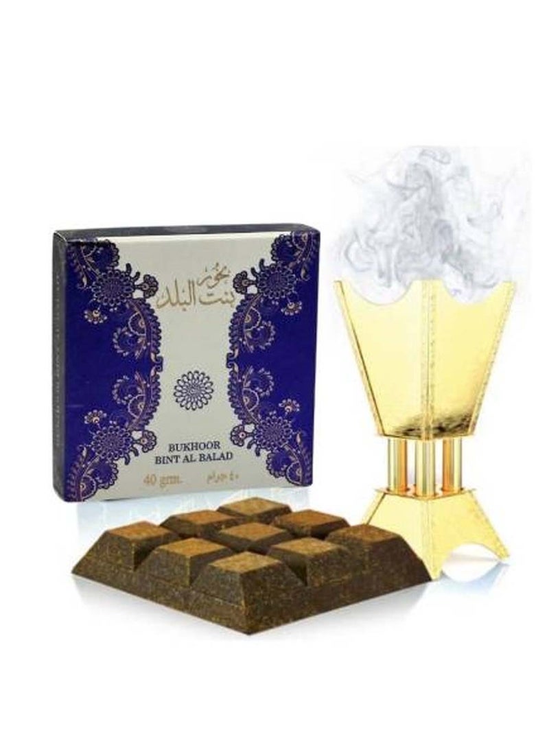 Ard Al Zaafaran Bukhoor Bint Al Balad Incense,40g 