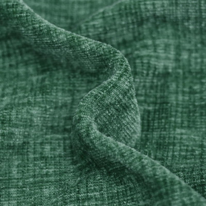 CaliTime Christmas Throw Pillow Covers Decorative 12 X 20 Inches Pack of 2 Cozy Chenille Cushion Cases for Couch Sofa Bed Living Room Home Dark Green - Image 2