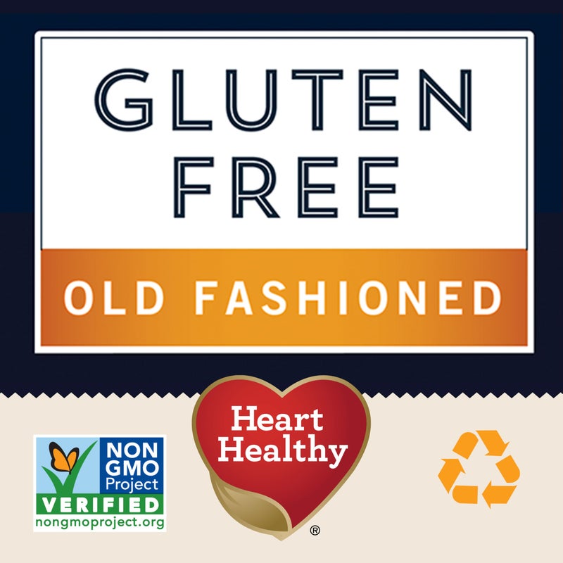 Quaker Gluten Free Old Fashioned Rolled Oats, Non GMO Project Verified, 24oz Resealable Bags (Pack of 4) - Image 4