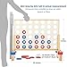 Pointyard Giant Wooden 4 in A Row Game 28Ft Indoor and Outdoor Jumbo Board Game for TeensIncludes 42 Pcs Chips Durable Carrying Bag Halloween Christmas Party Gifts for Kids Adults Lovers - Image 3