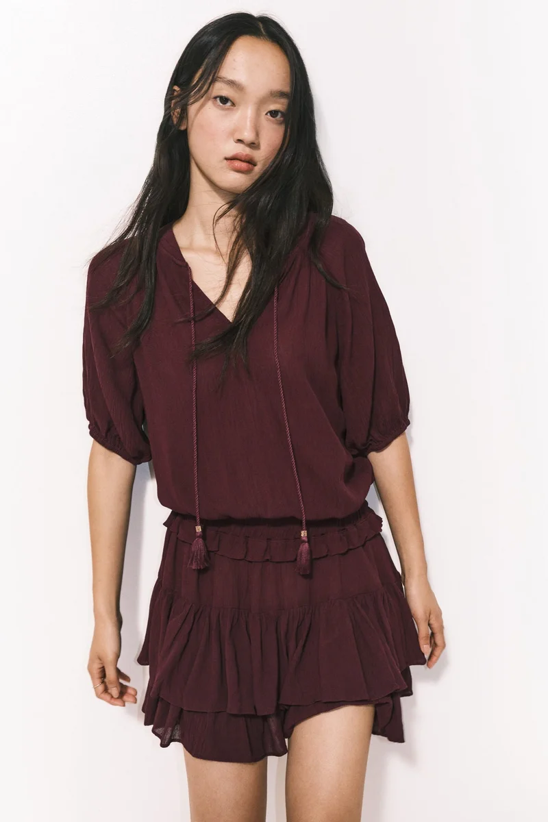 H&M Frill-trimmed dress