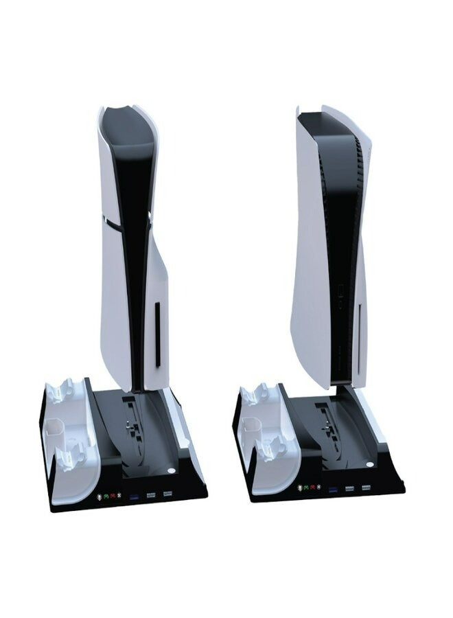 Green Lion PS5 Cooling Stand Charging Station - White - Image 3
