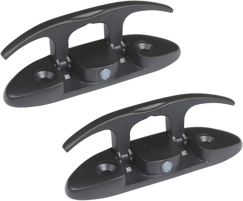 MX 4-1/2" Boat Folding Cleat Marine Dock Cleats Flip Up Boat Cleats Stainless Steel with Fastener Pack of 4 - Image 5