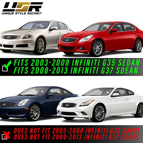 USR UNIQUE STYLE RACING USR 03-13 G35 G37 4DOOR Sedan Plug and Play Wire Module Set Activating LED Brake Lights as Turn Signals (Left + Right) Compatible with 2003-2013 Infiniti G35 G37 4-Door Sedan - Image 2