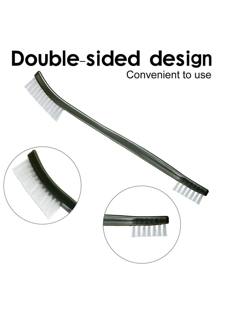 SYOSI Mini Wire Brush Set, Rust Paint Metal Cleaner, Cleaning Welding Slag and Rust, Handy Steel/Nylon/Brass Brush Set Suitable for Cleaning Paint/Rust/Dirt - Image 5