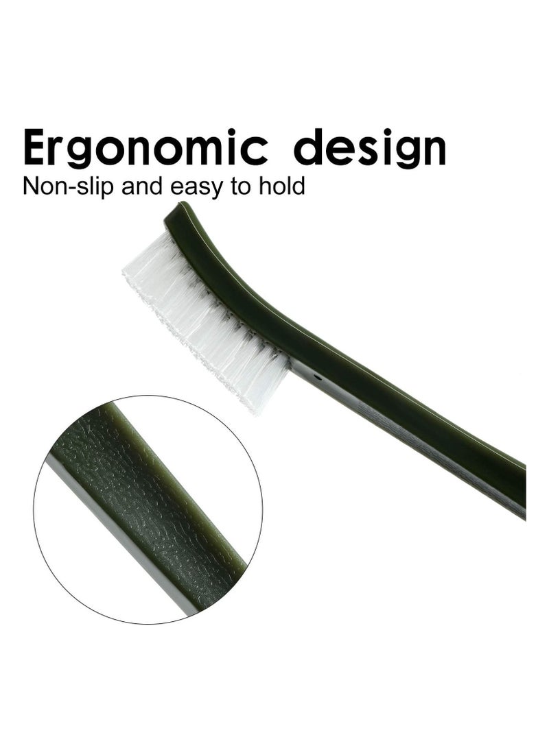 SYOSI Mini Wire Brush Set, Rust Paint Metal Cleaner, Cleaning Welding Slag and Rust, Handy Steel/Nylon/Brass Brush Set Suitable for Cleaning Paint/Rust/Dirt - Image 4