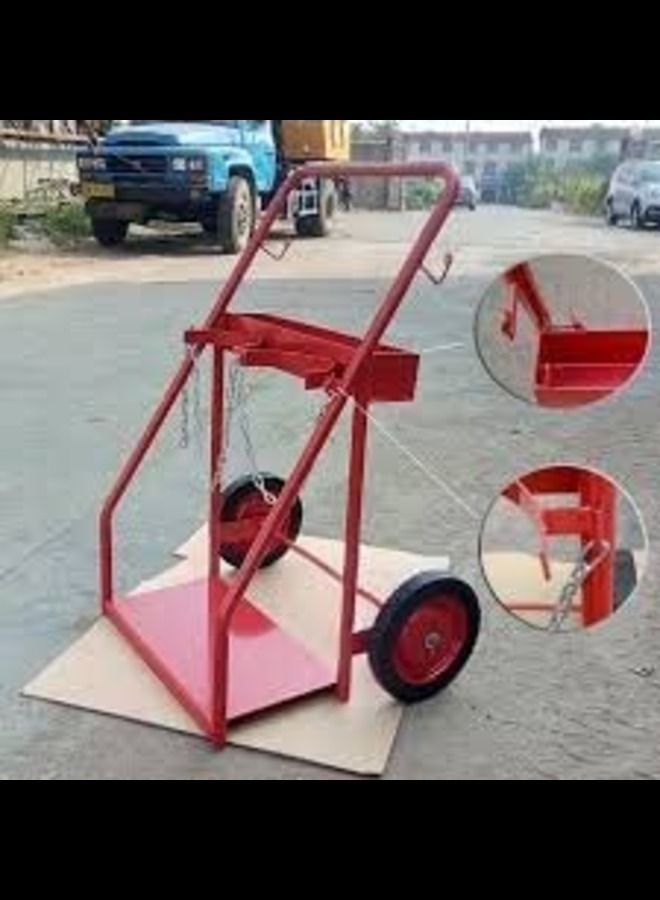 ABBASALI Moving Hydraulic lifting manual oil drum Single trolley - Image 2