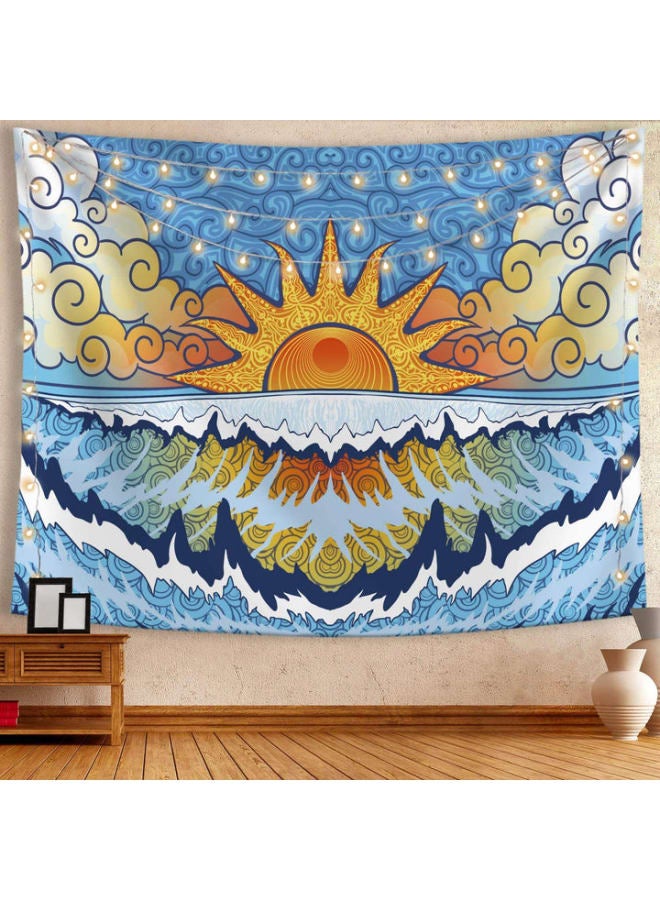Bohemian Mandala Printed Wall Tapestry – Colorful Hippie Art Décor – Lightweight Polyester –  Bedroom, Living Room, Dorm Decoration