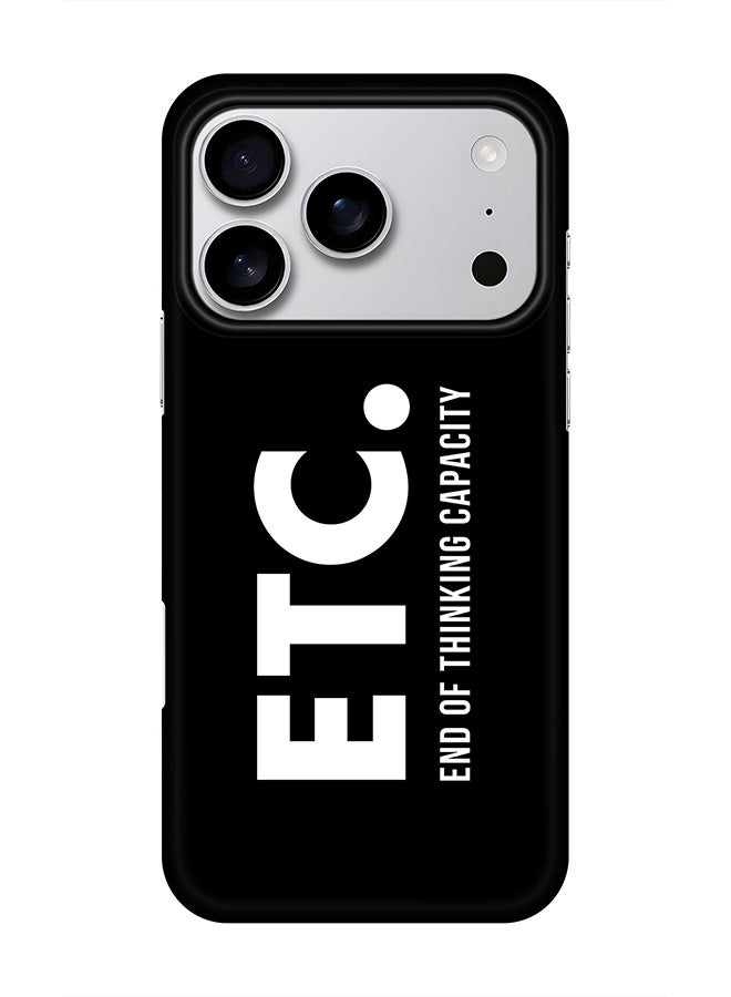 Stylizedd For iPhone 17 Pro,Case, [Compatible with MagSafe] Magnetic cover Slim fit Protection Matte, - Etc.