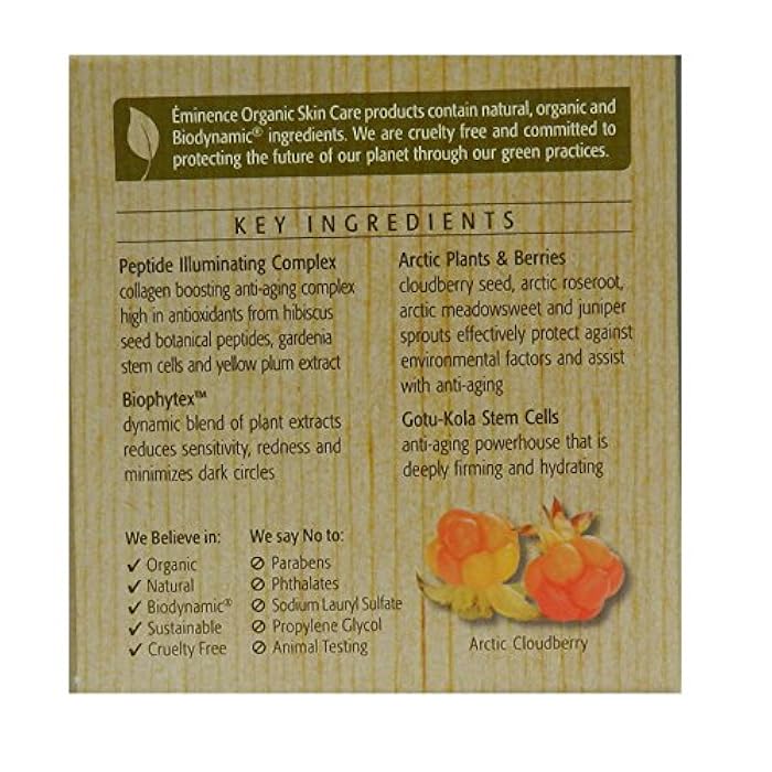 Eminence Arctic Berry Peptide Radiance Cream for Unisex - 2 oz Cream - Image 3